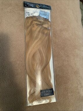 14" Blonde Clip-In Hair Extensions - F16/613